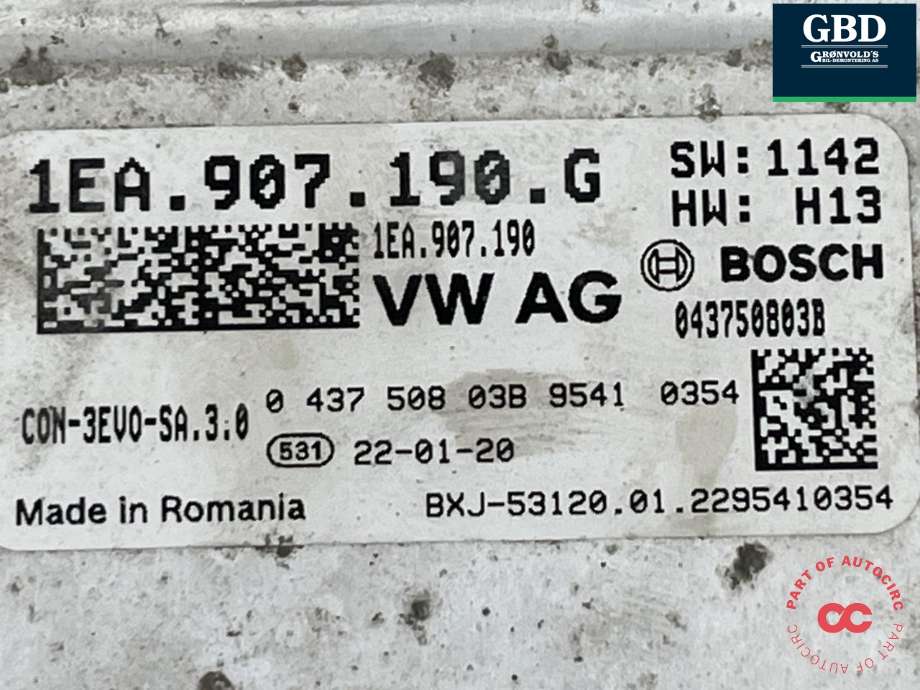 DCDC converter elbil til Cupra Born 2022-->> (1EA 907 190 G|)