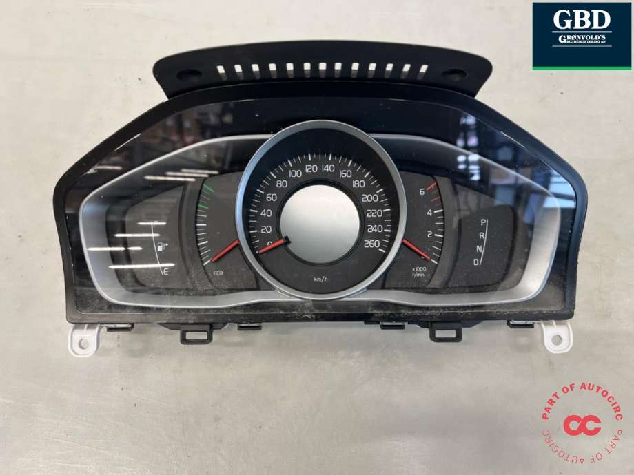 Instrumentpanel til Volvo V70, 2014-2016 (Type III, Fase 2)  (36003008)