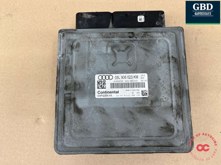 Styreenhet motor til Audi A1 2010-2014 (Type I, Fase 1)  (03L 906 023 KM 8X0|)