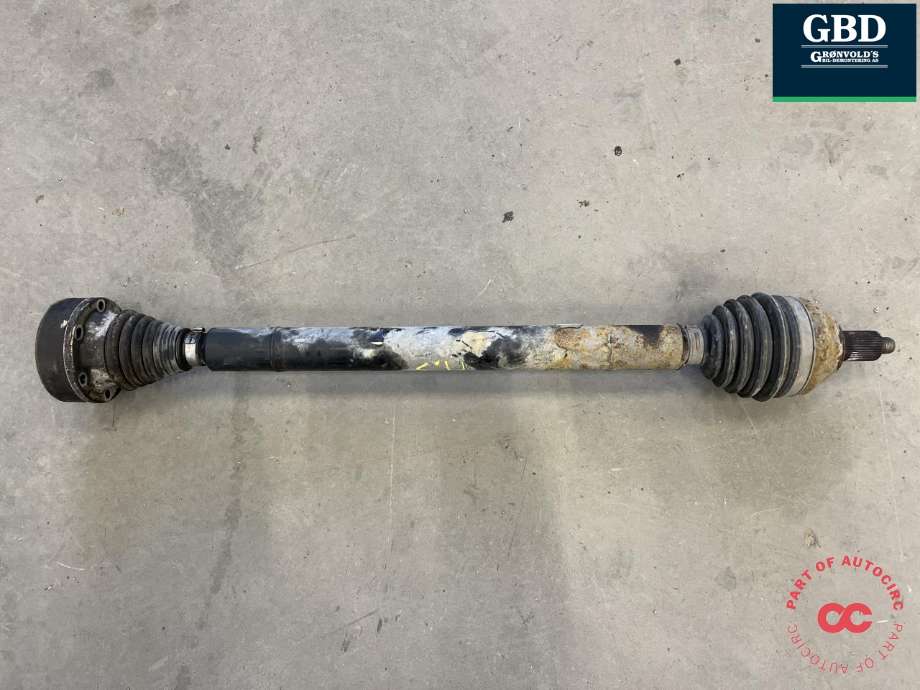 Drivaksel høyre foran, diesel/manuell til Audi A1 2010-2014 (Type I, Fase 1)  (6R0 407 762 A|6R0 407 762 AX|)
