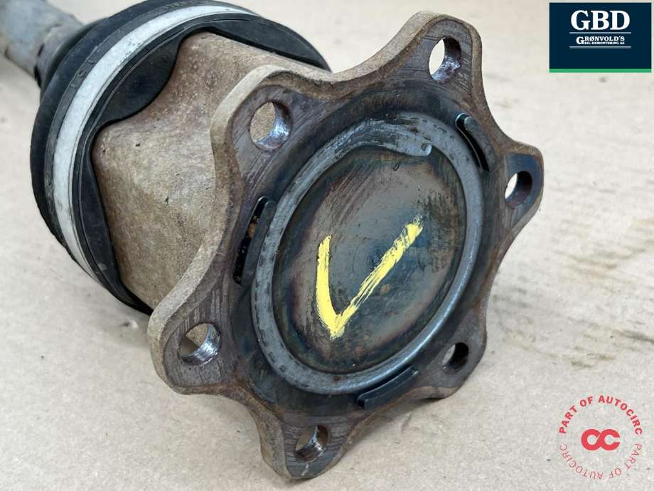 Drivaksel venstre foran, diesel/automat til VW Sharan 2010-->> (Type II)  (7N0 407 763 A|7N0 407 763 AX|)