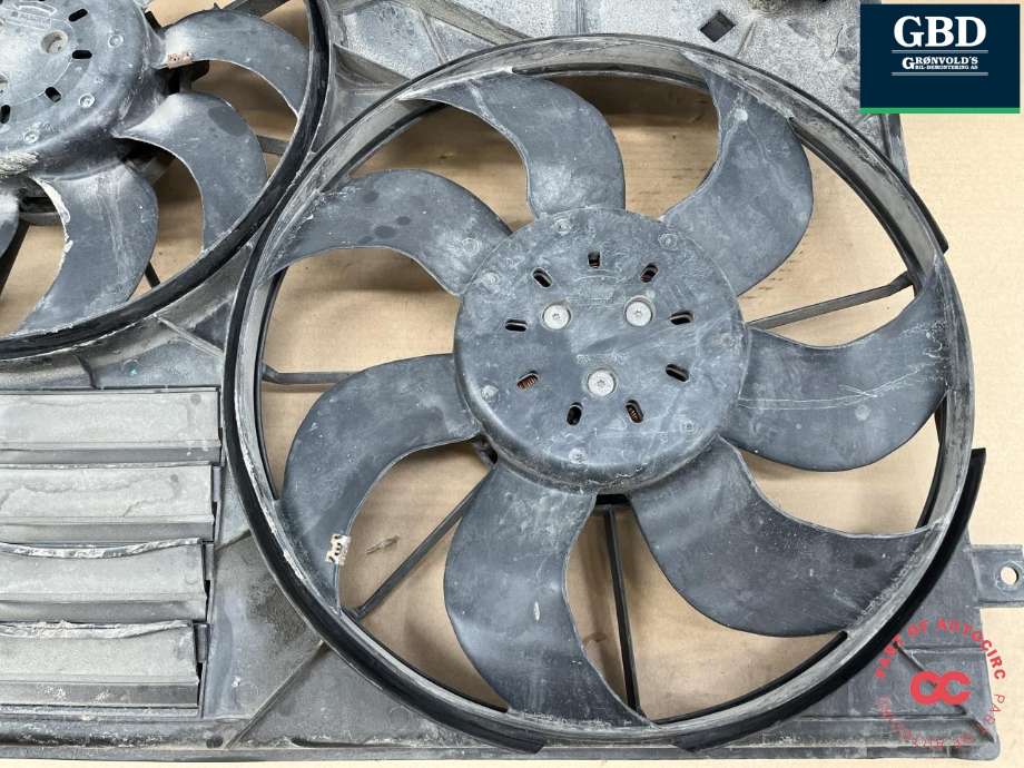 Kjølevifte elektrisk til VW Sharan 2010-->> (Type II)  (7N0 959 455 J|7N0 959 455 L|7N0121205J)