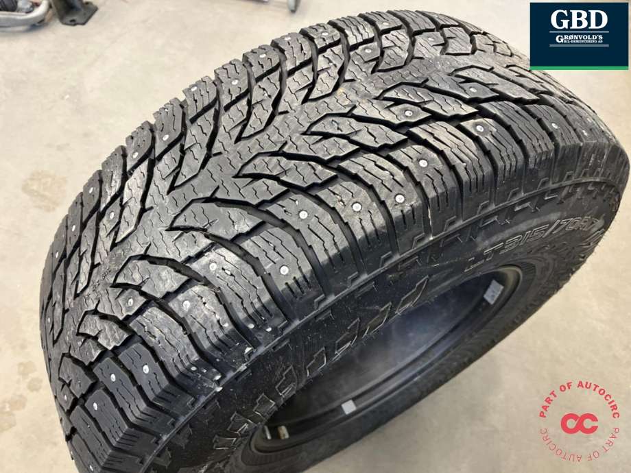 Hjulsett aluminium vinter til Isuzu D-Max 2012-2017 (Type II, Fase 1) (NOKIAN HAKKAPELIITTA|315-70R17|PROD 4321 10|10MM|ET25)