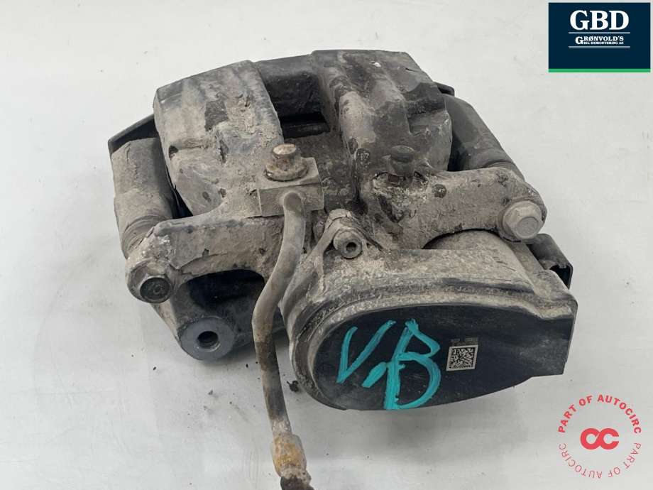 Bremsecaliper venstre bak, elektrisk til Tesla Model S 2016-2021 (Fase 2)  (1129369-00-A|1021252-00-D | 1021252-00-E ||1021252-00-F | 1021252-00-G)
