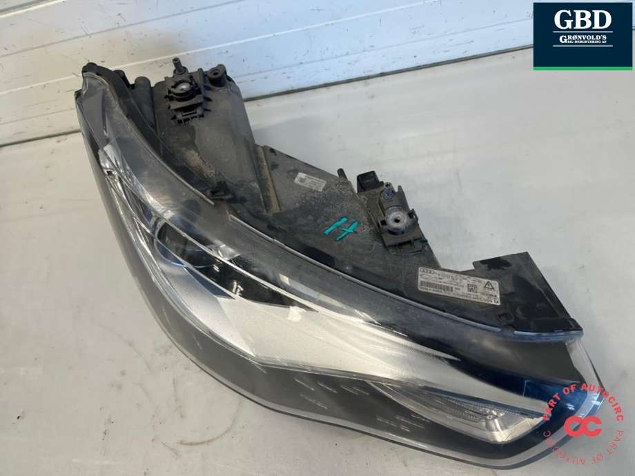 Frontlykt høyre xenon til Audi A1 2010-2014 (Type I, Fase 1) (8X0 941 044|)