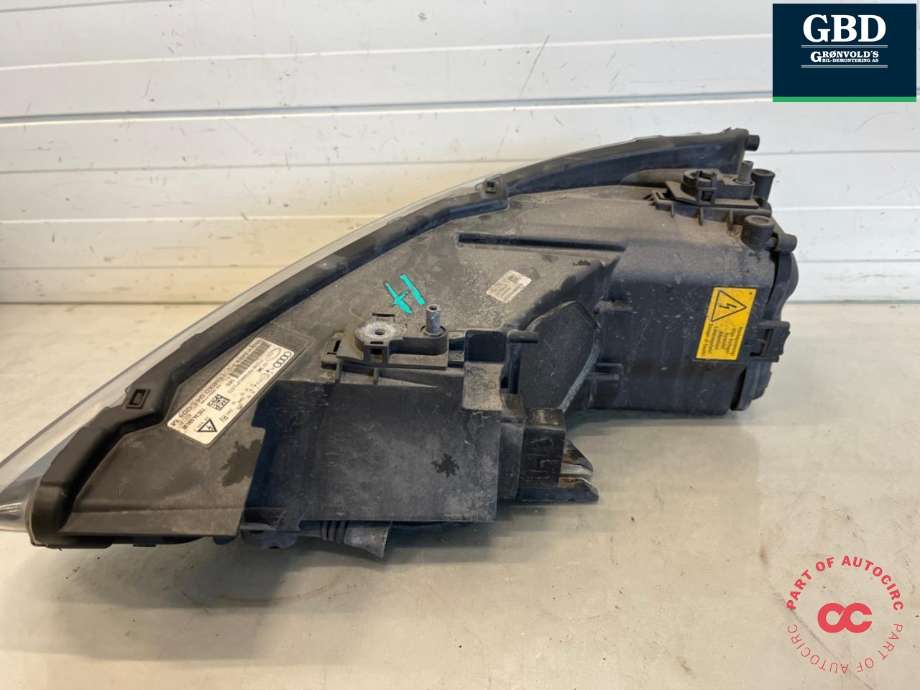 Frontlykt høyre xenon til Audi A1 2010-2014 (Type I, Fase 1) (8X0 941 044|)