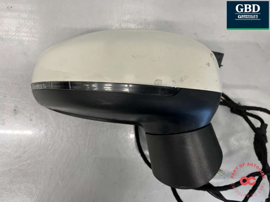Speil høyre til Audi A1 2010-2014 (Type I, Fase 1) (8X1 857 410 K|8X1 857 410 K 9B9|8X1 857 410 S 9B9)