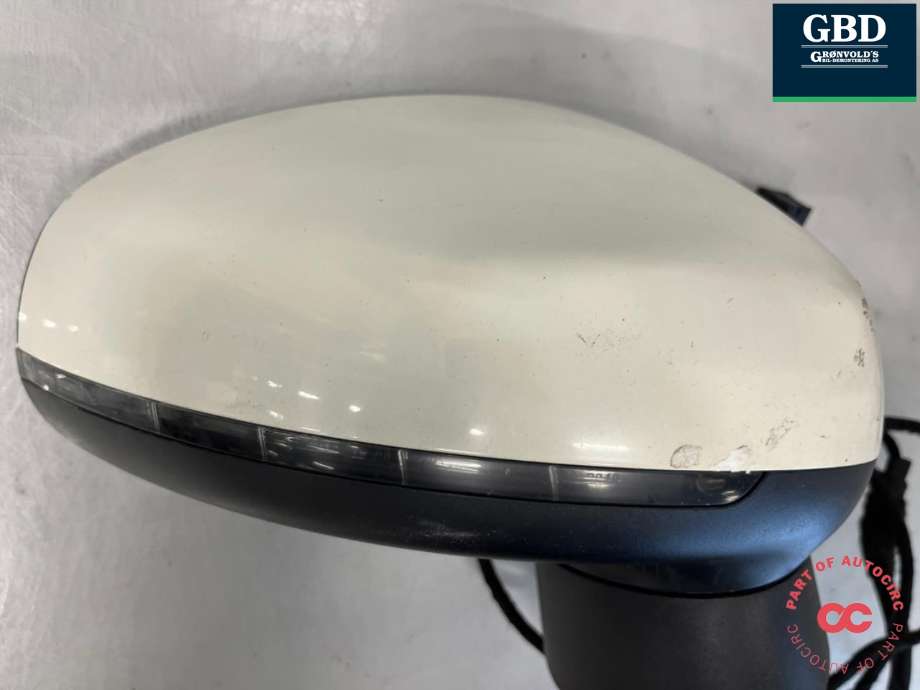 Speil høyre til Audi A1 2010-2014 (Type I, Fase 1) (8X1 857 410 K|8X1 857 410 K 9B9|8X1 857 410 S 9B9)