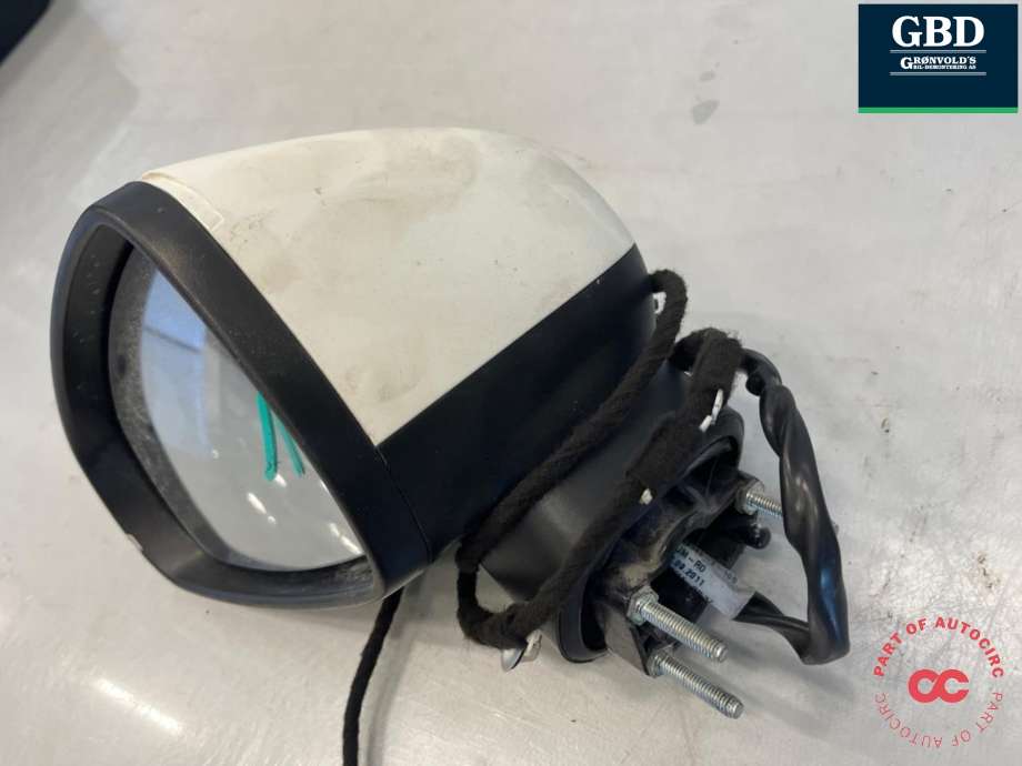 Speil venstre til Audi A1 2010-2014 (Type I, Fase 1) (8X1 857 409 K|8X1 857 409 K 9B9|8X1 857 409 R 9B9)
