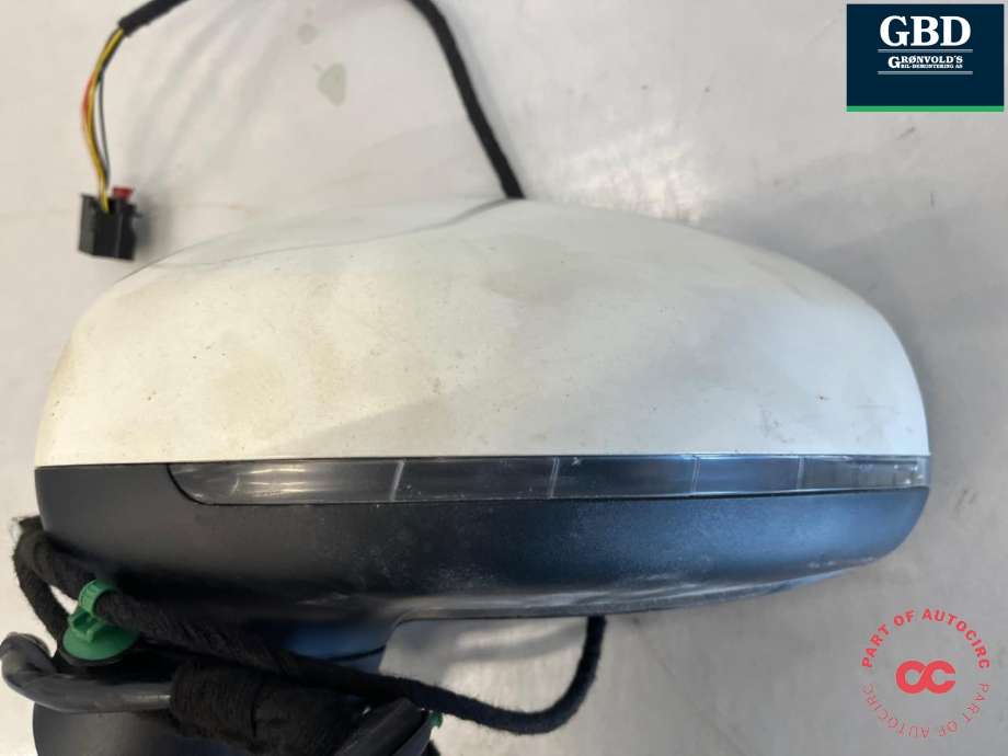 Speil venstre til Audi A1 2010-2014 (Type I, Fase 1) (8X1 857 409 K|8X1 857 409 K 9B9|8X1 857 409 R 9B9)