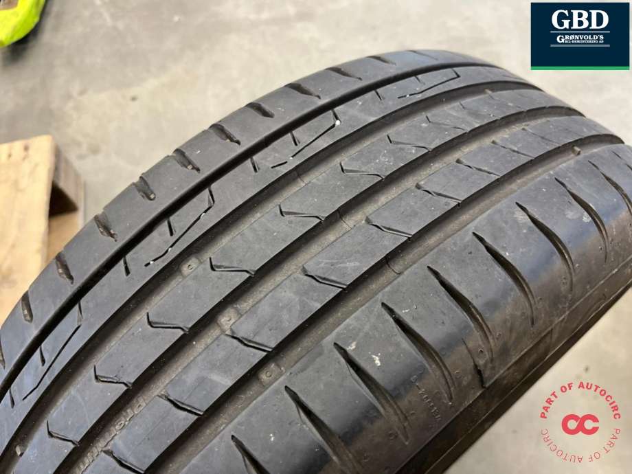 Hjulsett aluminium sommer til Nissan Leaf 2018-->> (Type II) (CONTINENTAL/BRIDGESTONE|205-55R16|PROD 0821 4|33MM|ET IKKE SYNLIG)