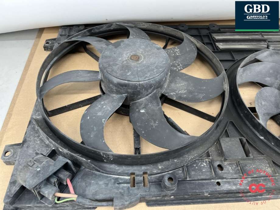 Kjølevifte elektrisk til VW Caddy 2010-2015 (Type III, Fase 2)  (1K0 959 455 FR|1K0 959 455 ET|)