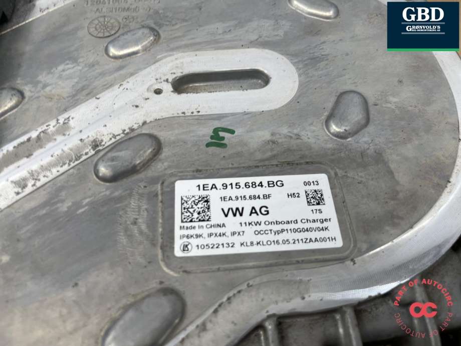 Batterilader (OBC - On Board Charger) til Audi Q4 e-tron 2021-->> (1EA 915 684 EB|)