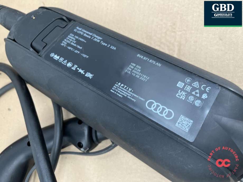 Batterilader kabel til Audi Q4 e-tron 2021-->> (8V4 998 639 Q|V04 017 001 DF|)