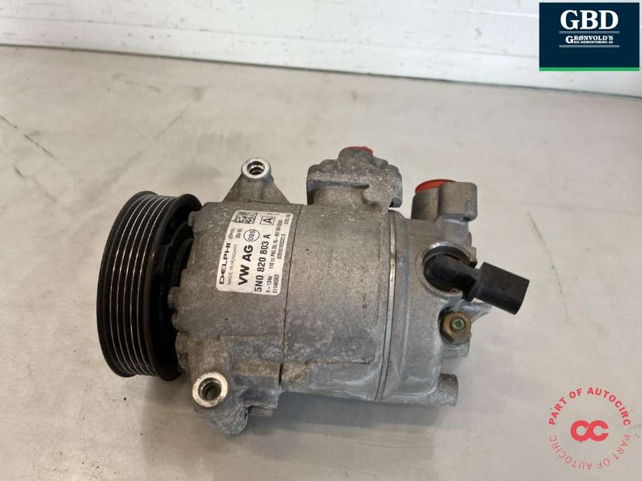 Aircondition kompressor til VW Golf VI 2008-2012 (1K0 820 808 F|5K0 820 803 K|5N0 820 803)