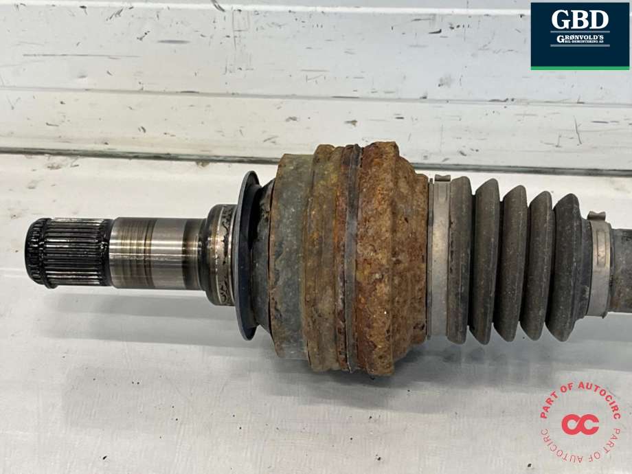 Drivaksel venstre bak, diesel/automat til Audi Q7 2010-2015 (Type I, Fase 2)  (7L8 501 201 B|7L8 501 201 BX|)