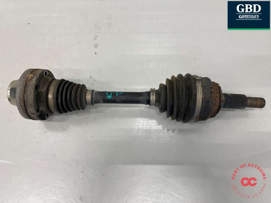 Drivaksel venstre foran, diesel/automat til Audi Q7, 2010-2015 (Type I, Fase 2)  (7P0 407 271 C)