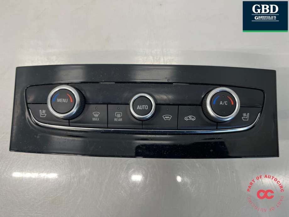 Varmeapparat betjening til Opel Grandland X, 2017-->> (98 224 342 YX)