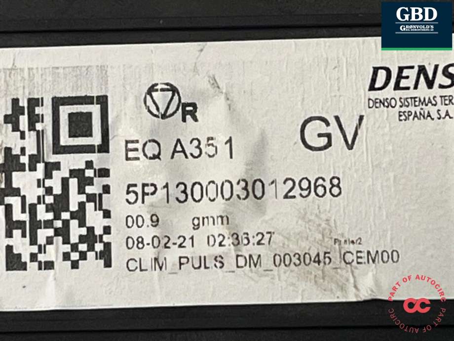 Varmeapparat motor til Opel Grandland X 2017-->> (98 212 921 80|EQA351|5P130003012968)