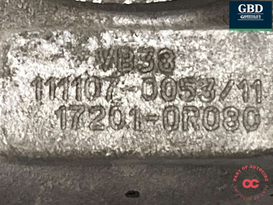 Turbo til Toyota Avensis 2009-2015 (Type III, Fase 1) (172010R080|111107J05311)