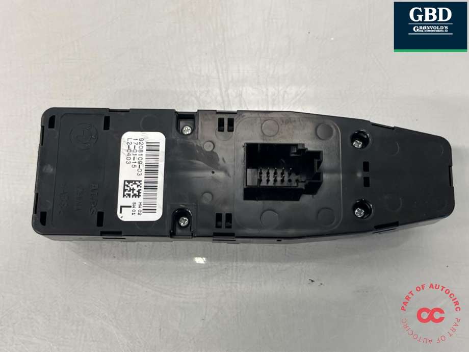 Bryter ruteheis førerdørspanel til BMW 3-Serie 2012-2018 (F30/F31/F34) (F30/F31/F34) (61 31 9 208 109|920810903|)
