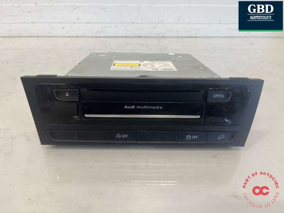Bilstereo til Audi Q5, 2012-2017 (Type I, Fase 2) (8R1 035 652 B)