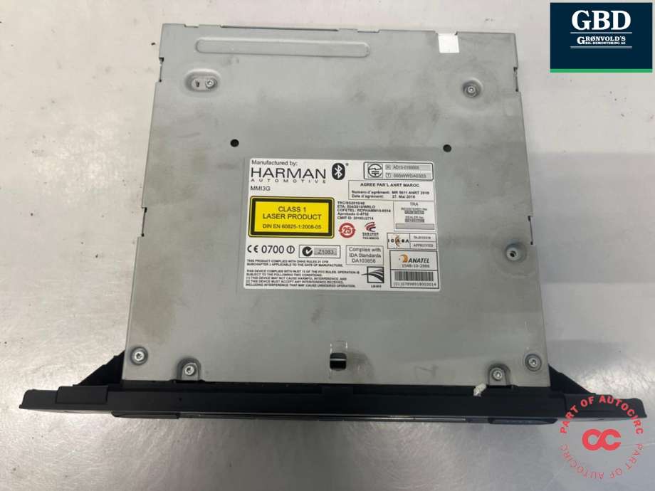 Bilstereo til Audi Q5 2012-2017 (Type I, Fase 2)  (8R1 035 652 B|)