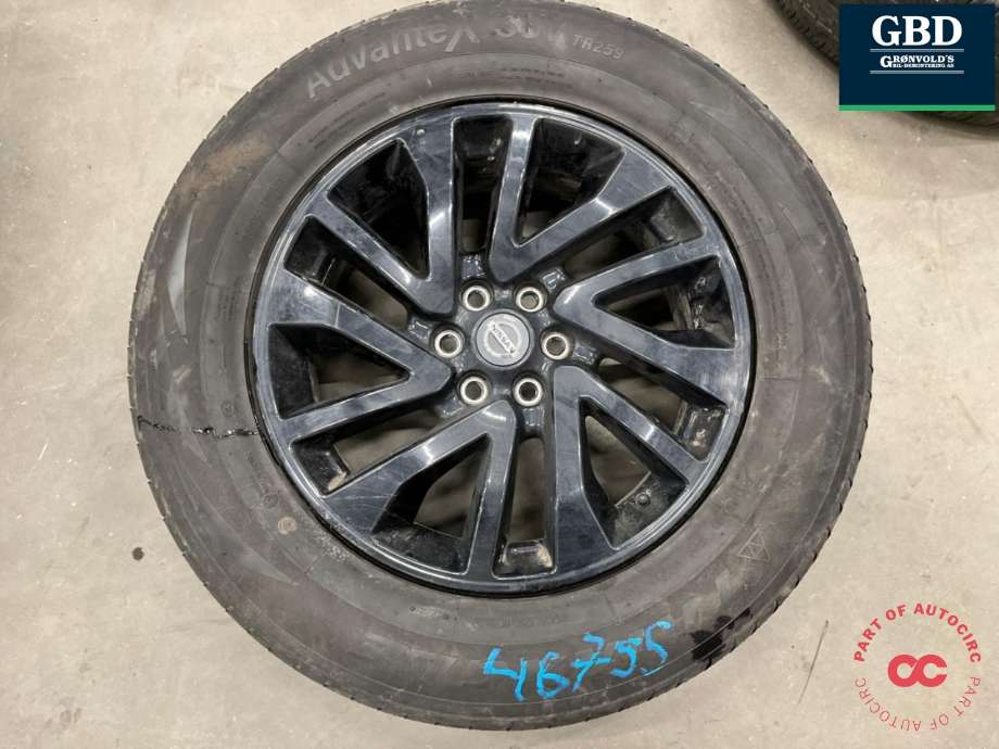 Hjulsett aluminium sommer til Nissan Navara, 2016-->> (D23) (D23) (TRIANGLE|265-60R18)
