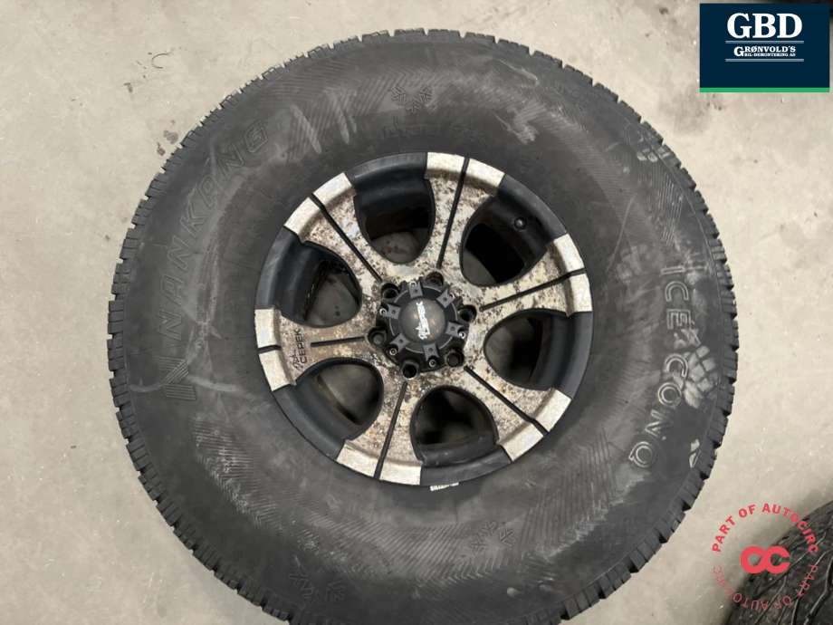 Hjulsett aluminium vinter til Isuzu D-Max 2012-2017 (Type II, Fase 1) (NANKANG|315-75R16|PROD 2318 5|23MM|ET25)