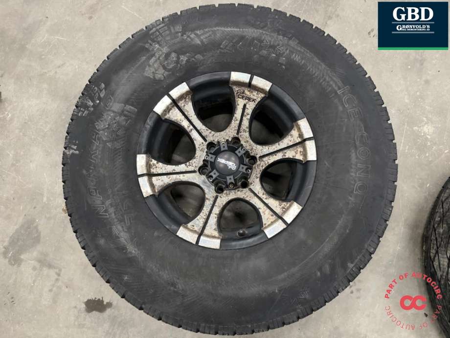 Hjulsett aluminium vinter til Isuzu D-Max 2012-2017 (Type II, Fase 1) (NANKANG|315-75R16|PROD 2318 5|23MM|ET25)