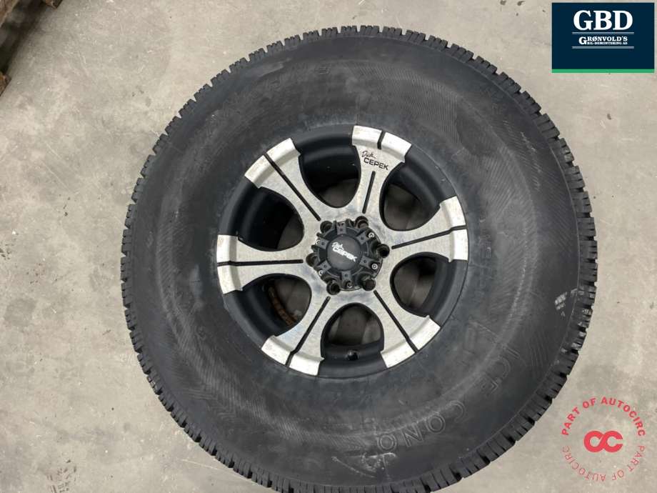 Hjulsett aluminium vinter til Isuzu D-Max 2012-2017 (Type II, Fase 1) (NANKANG|315-75R16|PROD 2318 5|23MM|ET25)
