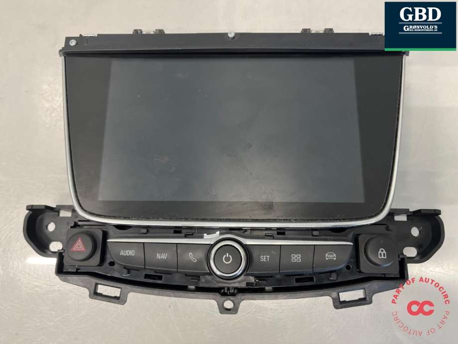 Multimedia display (MCU - Media Controller Unit) til Opel Grandland X, 2017-->> (98 224 342 YX)