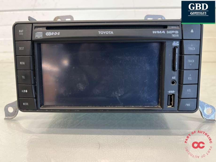 Bilstereo navigasjon til Toyota Avensis, 2009-2015 (Type III, Fase 1)  (8612005180)