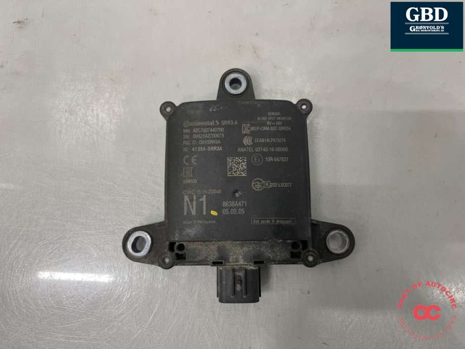 Sensor blindsone til Mitsubishi Eclipse Cross, 2018-->> (8638A471)