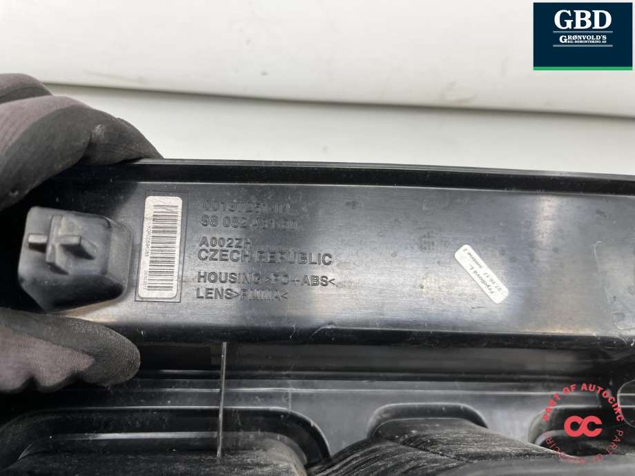 Baklykt venstre til Peugeot Expert 2016-->> (Type III) (98 082 431 80|)