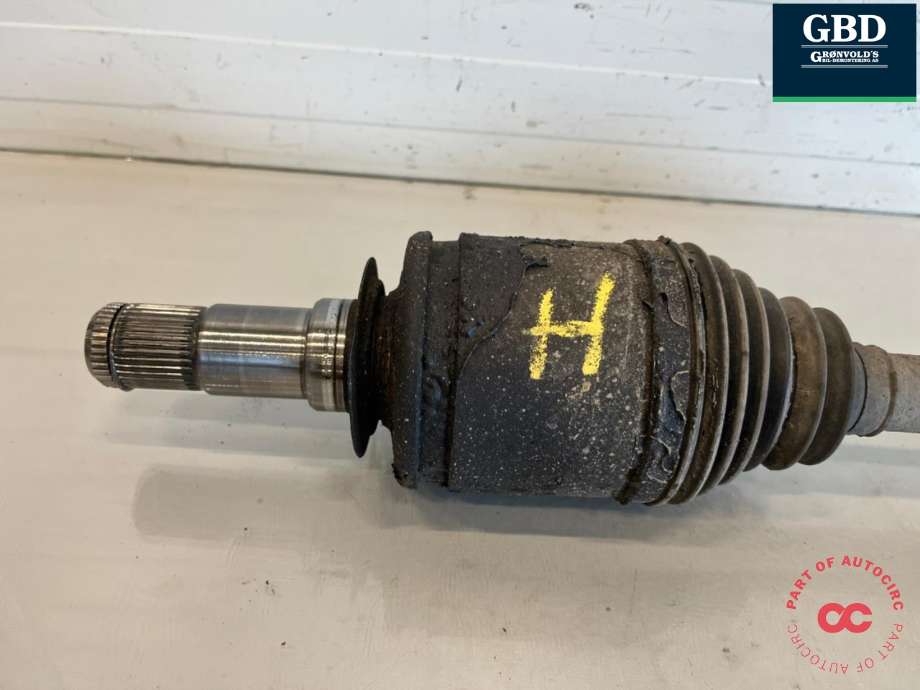 Drivaksel høyre foran, diesel/automat til Toyota Land Cruiser 200 2008-->> (4343060071|)