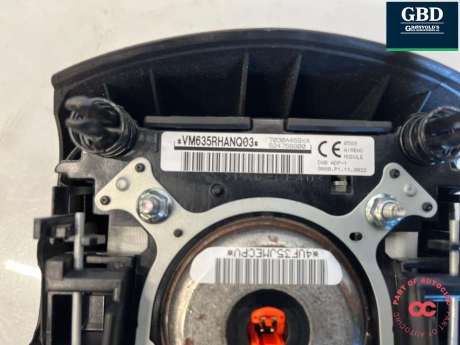 Airbag rattpute til Mitsubishi Outlander 2012-2015 (Type III, Fase 1)  (7030A459XA|)