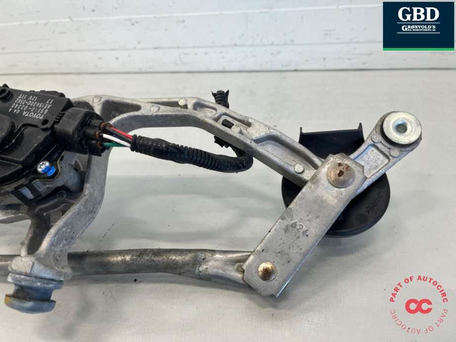 Viskermotor frontrute komplett m/overføring til Toyota Auris 2015-2019 (Type II, Fase 2)  (8515002300|)