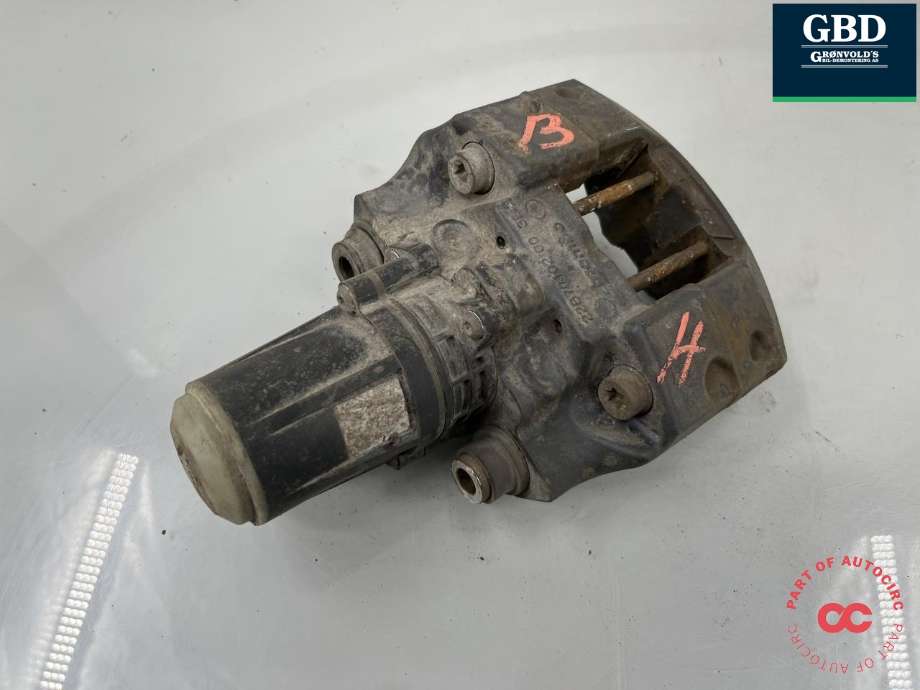 Bremsecaliper høyre bak, elektrisk til Tesla Model S 2013-2016 (Fase 1) (1021250-00-G|)