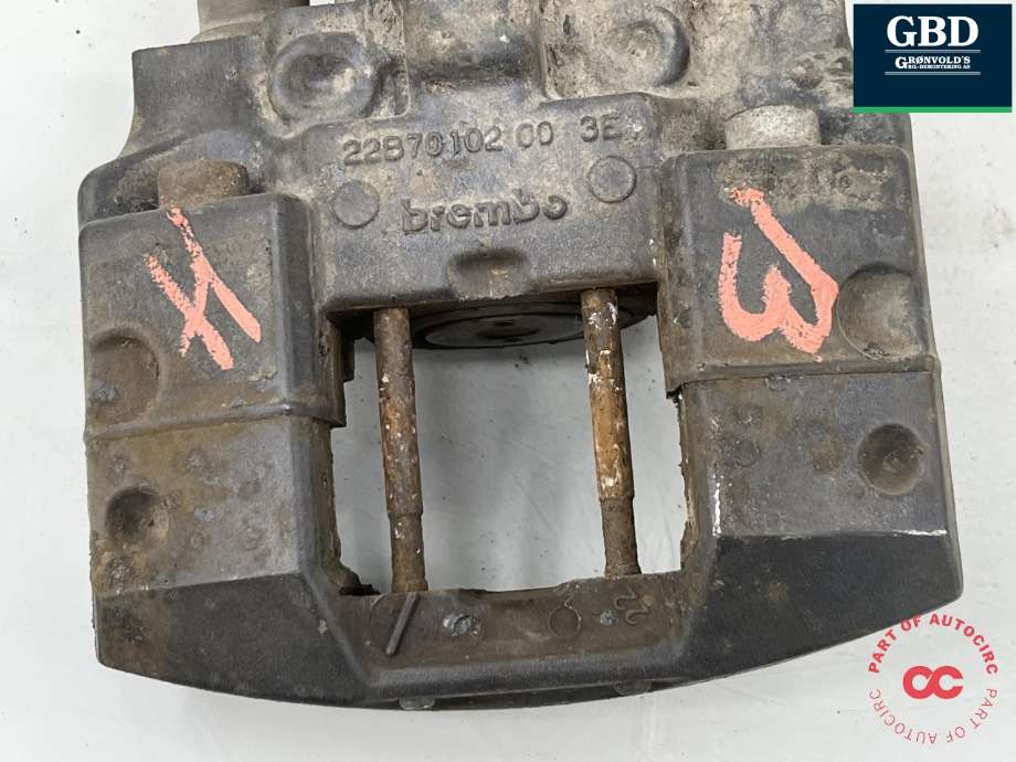 Bremsecaliper høyre bak, elektrisk til Tesla Model S 2013-2016 (Fase 1) (1021250-00-G|)