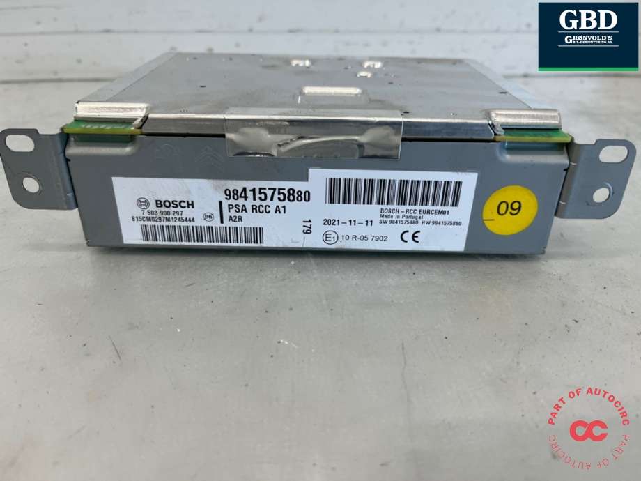 Bilstereo til Citroën Berlingo 2019-->> (Type III)  (16 849 413 80|)
