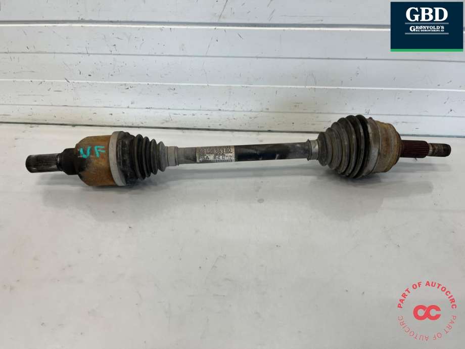 Drivaksel venstre foran, diesel/automat til Citroën Berlingo, 2019-->> (Type III)  (98 156 363 80)