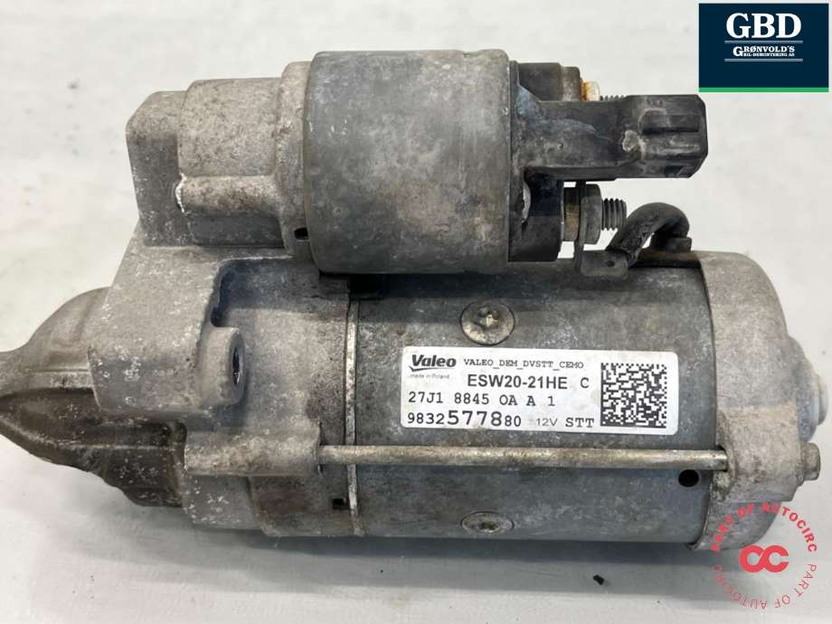 Starter diesel til Citroën Berlingo, 2019-->> (Type III)  (98 252 330 80)