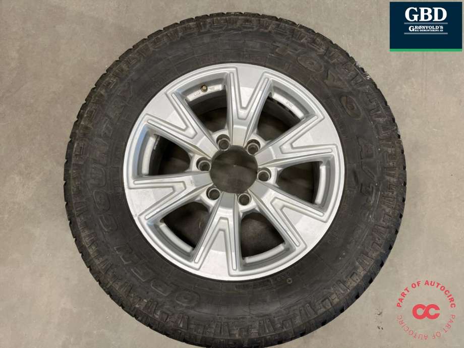 Hjulsett aluminium sommer til Isuzu D-Max 2012-2017 (Type II, Fase 1) (TOYO A/T PLUS OPEN CONTRY|255-65-R17 110H|PROD 4518|17X7|5J)
