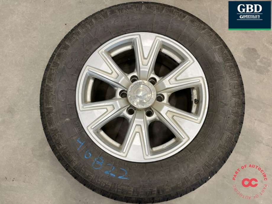 Hjulsett aluminium sommer til Isuzu D-Max 2012-2017 (Type II, Fase 1) (TOYO A/T PLUS OPEN CONTRY|255-65-R17 110H|PROD 4518|17X7|5J)