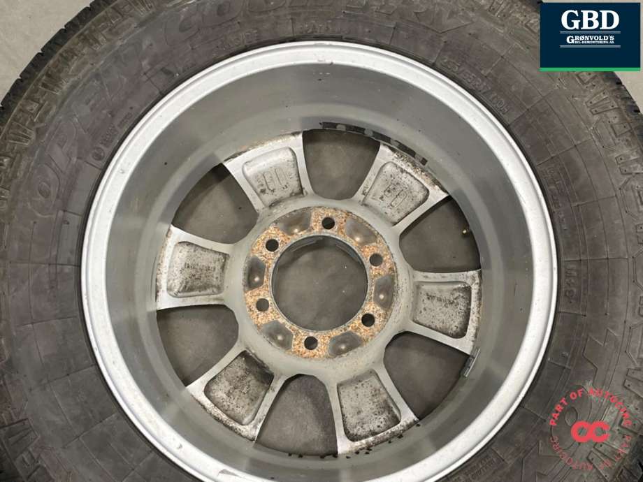 Hjulsett aluminium sommer til Isuzu D-Max 2012-2017 (Type II, Fase 1) (TOYO A/T PLUS OPEN CONTRY|255-65-R17 110H|PROD 4518|17X7|5J)