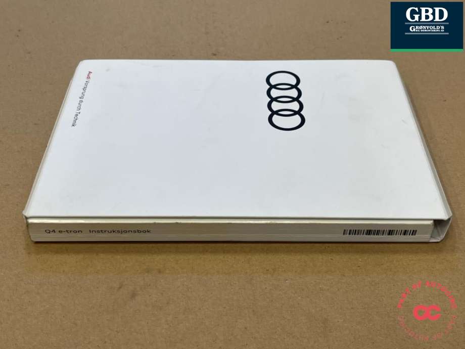 Instruksjonsbok til Audi Q4 e-tron 2021-->> (NO PART ID|)