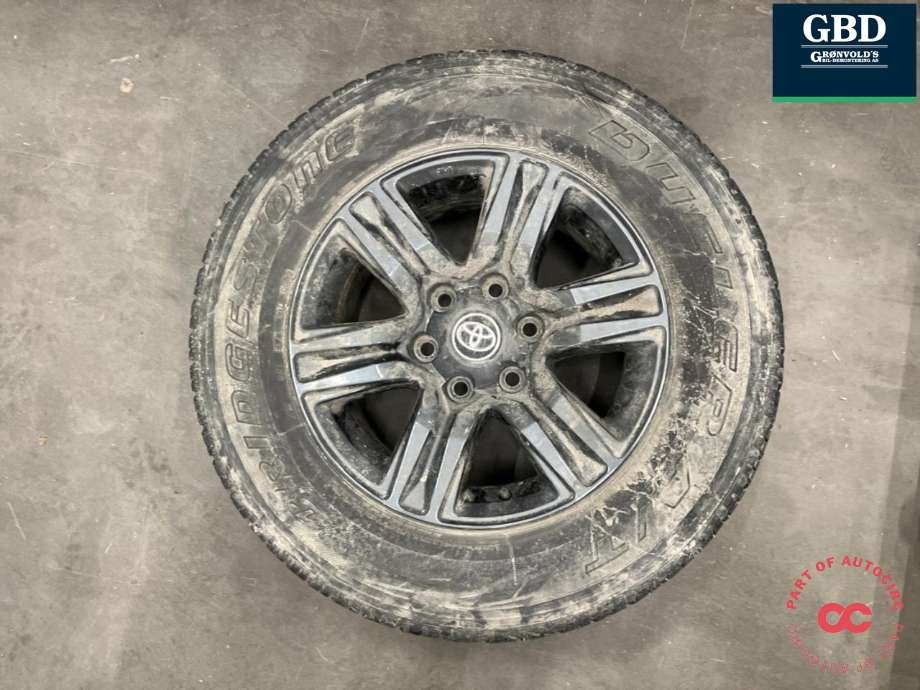 Hjulsett aluminium sommer til Mitsubishi Pajero 2000-2006 (Type III)  (BRIGDESTONE DUELER A/T|265-65R17 112S|PROD 0322   4|2-5|1MM|17X7|5J ET30)