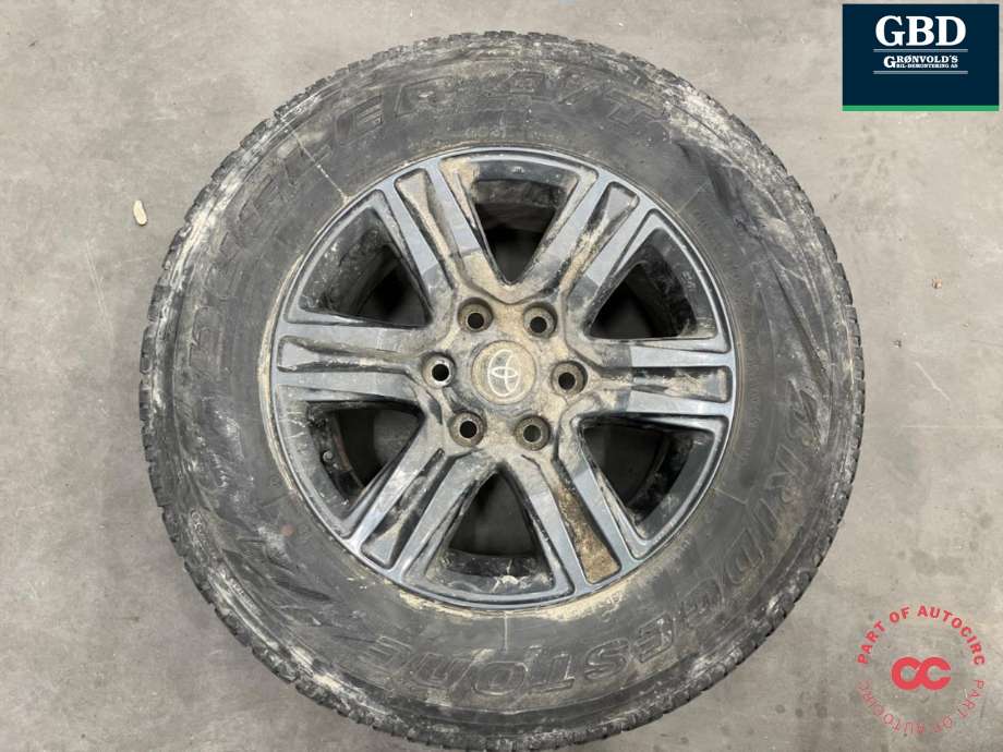 Hjulsett aluminium sommer til Mitsubishi Pajero 2000-2006 (Type III)  (BRIGDESTONE DUELER A/T|265-65R17 112S|PROD 0322   4|2-5|1MM|17X7|5J ET30)