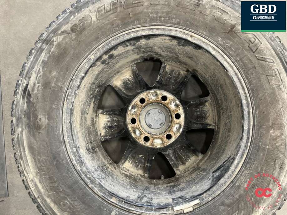 Hjulsett aluminium sommer til Mitsubishi Pajero 2000-2006 (Type III)  (BRIGDESTONE DUELER A/T|265-65R17 112S|PROD 0322   4|2-5|1MM|17X7|5J ET30)